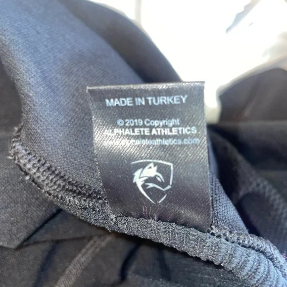 Alphalete Black Halo Seamless Leggings Compression Athletic Gym Womens Small - Picture 8 of 9